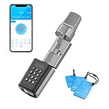 RUILON Elektronischer Tür-Schließzylinder Haustür mit Zahlencode, RFID Karte, Bluetooth & Wi-Fi(Benötige WIFIBOX),elektronisches türschloss einfache Installation,schließzylinder 30/30