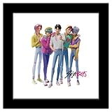 Gallery Pops Netflix KPop Demon Hunters (2025) - Saja Boys Wall Art Gallery Pops Wall Art, Black Framed Version