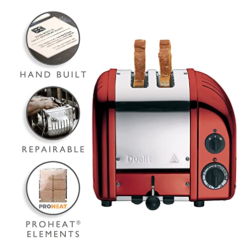 Dualit 2 Slice Classic Toaster, Apple Candy Red #TOP1