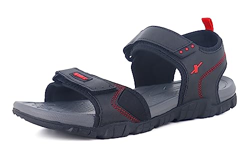Sparx mens SS 616 | Latest, Daily Use, Stylish Floaters | Red Sport Sandal - 9 UK (SS 616)
