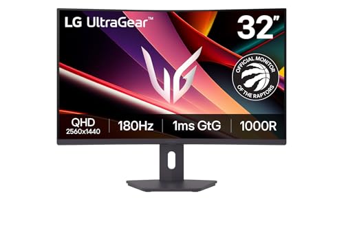 LG Ultragear™ 32G600A - 32-inch 180Hz QHD Curved Gaming Monitor