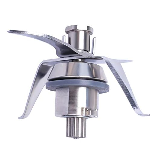 Poweka TM21 Cuchillas de Repuesto Compatible con Vorwerk Thermomix TM21 Robot de Cocina en Acero Inoxidable con Junta