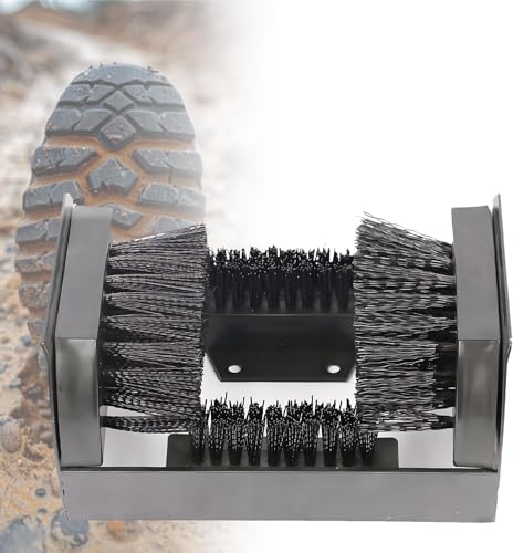 Image of Floor Mountable Boot Scraper Outdoor, Scrubber with Handle, Shoe Brush, Heavy Duty Cleaner, for Easy Dirt Removal from Shoes