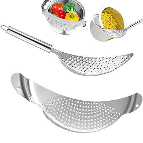 Scolapasta Pieghevole In Silicone - Universale Per Pentole, Facile Da Riporre | Per Pasta, Verdure, Riso, Nero - Foto 11