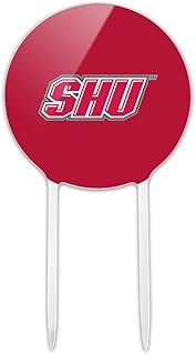 Acrylic Sacred Heart University Primary Logo Cake Topper Party Decoration for Wedding Anniversary Birthday Graduation