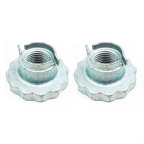 Alanmoship 12-Point Wheel Hub Driveshaft Nut (For M16 X 1.5) OE Replacement For Seat Cordoba/IBIZA, For Skoda Fabia/Rapid, For Polo/A1 2-Pack, Steel Alloy, Direct Fit