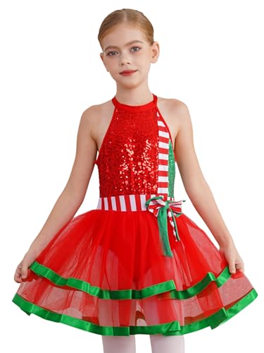 Disfraz de Navidad para niñas con tutú y lentejuelas miniatura 1