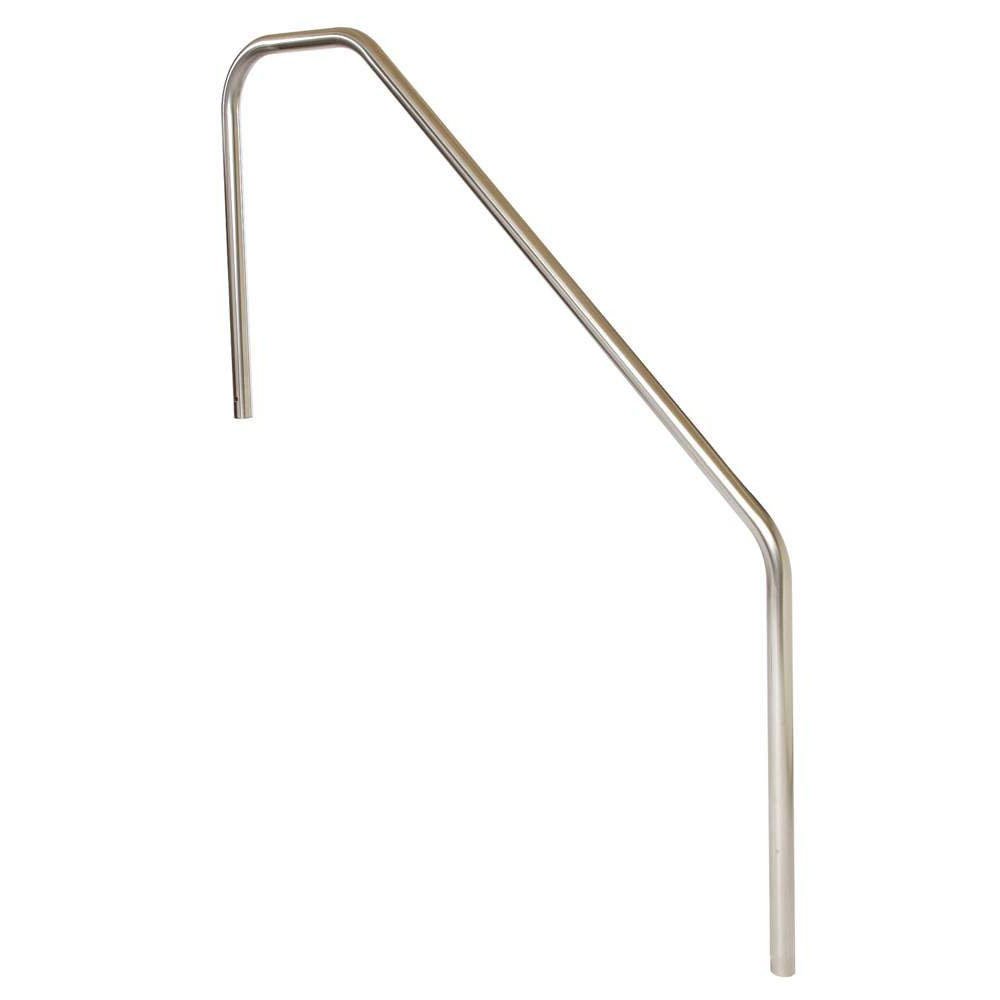 S.R. Smith 3HR-6-049 3-Bend Swimming Pool Handrail, Stainless Steel, 6-Foot, Rail