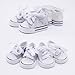Etistta 6 Pairs of Glitter Canvas 18 inch Doll Shoes for 18 inch Doll Shoes American Dolls Accessories