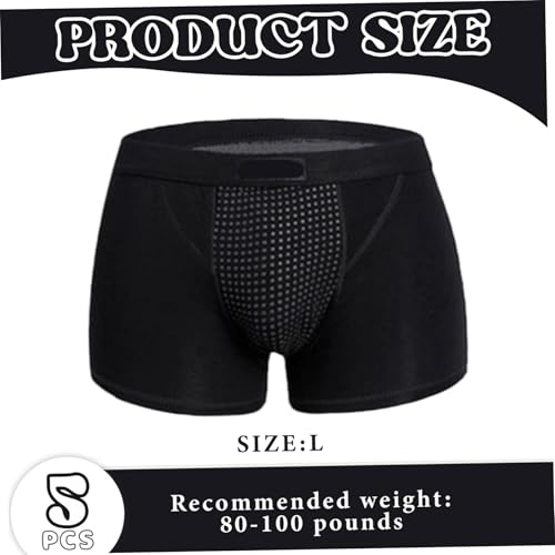 Pack de 5 calzoncillos tipo bóxer para hombre transpirables y cómodos 5