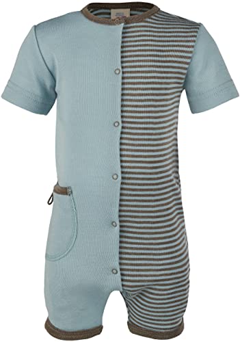Engel Natur, Baby Spieler, 70% Wolle (kbT), 30% Seide (Gletscher/Walnuss, 74-80)