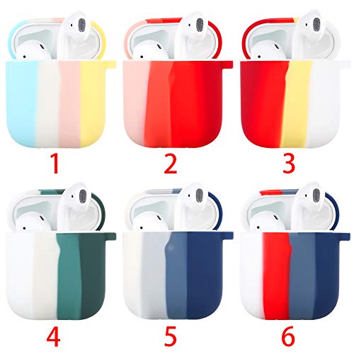Image of Colorcase Front & Back Case Cover for Airpods 1 /2, Airpods 1 & Airpods 2 (Multicolor-2)
