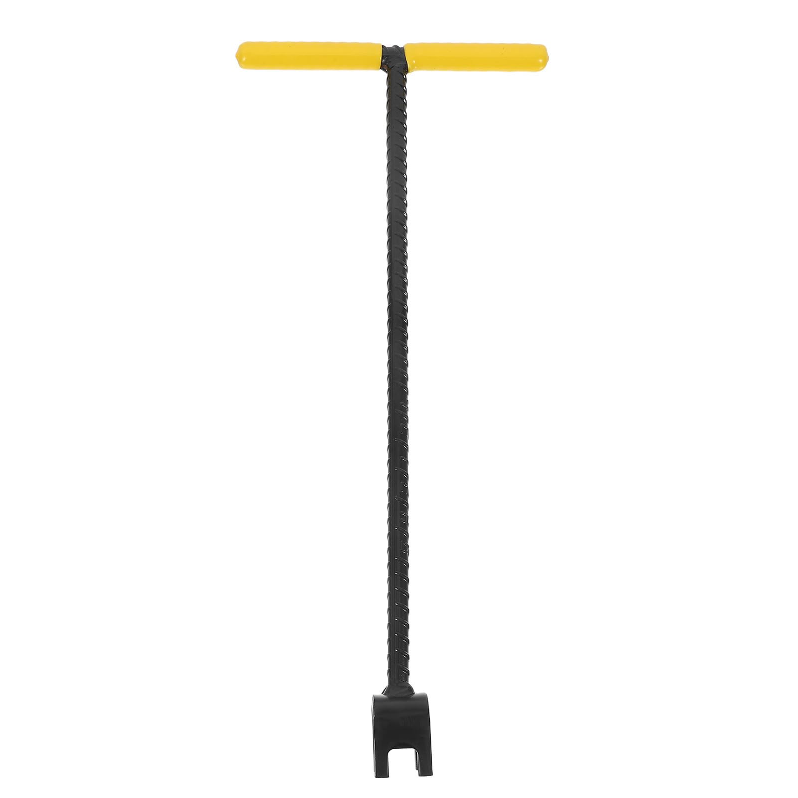 Kichvoe Llave de cierre de válvula de agua - Llave para medidor de agua de 17'' con mango en T de goma - Herramienta extensora de llave de válvula para sistemas de plomería, gas y