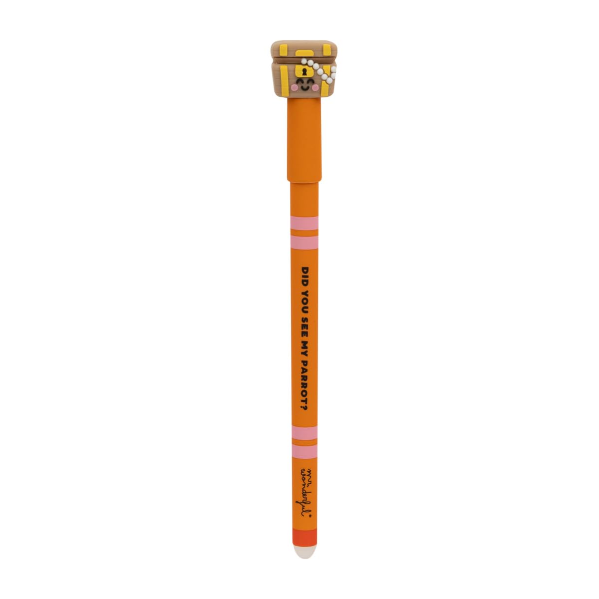 Mr. Wonderful - Bo-Bo Pirate Erasable Pen - Did You See My Parrot? - Bo-Bo Erasable Pen with a Fun Pirate Chest