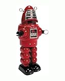  Blechspielzeug zum Aufziehen tin toys wind up new rare-80ger nostalgischer roter Robot Spielzeug