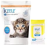 KMR Kitten Milk Replacer Powder - Prebiotics and Probiotics - Newborn to Six Weeks - Kitten Formula