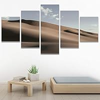 SIGNWIN 5 Panel Canvas Wall Art Modern Art Desert Multicolor Nature Photography Relax/Calm Southwest for Home Decorations Ready to Hang - 60