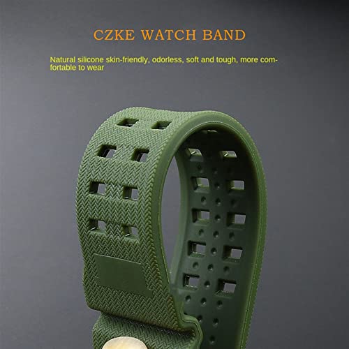 Bracelet montre résine finition agate de qualité supérieure 24mm