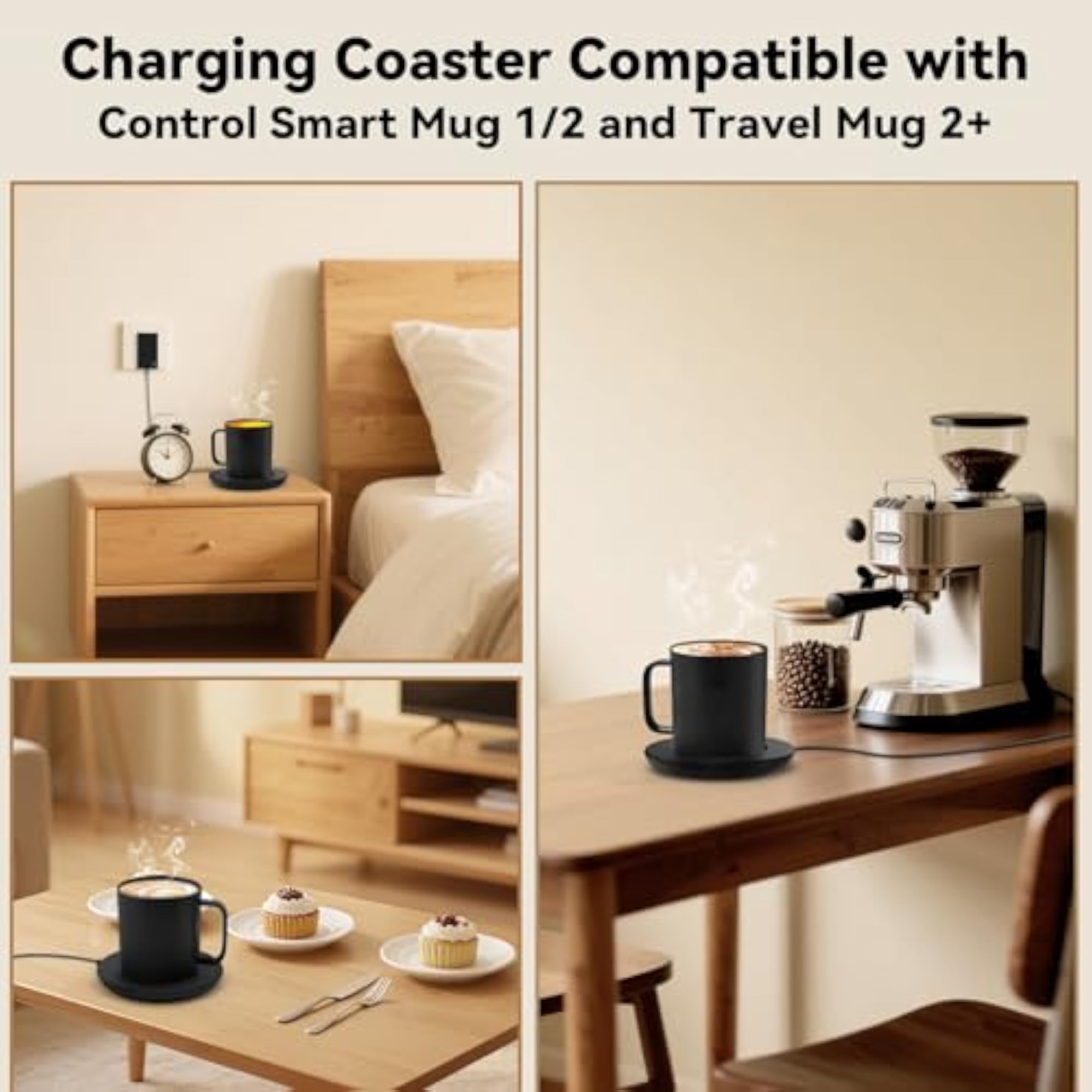 Replacement Charging Coaster for Temperature Control Smart Mug