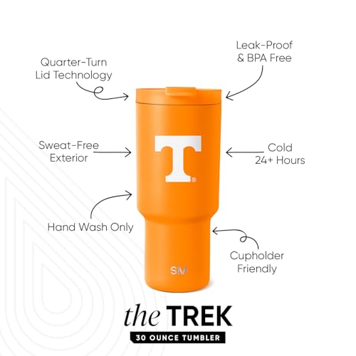 Image of Simple Modern Tennessee Vols Tumbler with Straw | 30oz | Collegiate