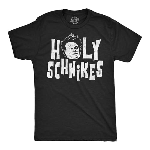 Mens Funny T Shirts Holy Schnikes Sarcastic Chris Farley Graphic Movie Quote Novelty Tee for Men...
