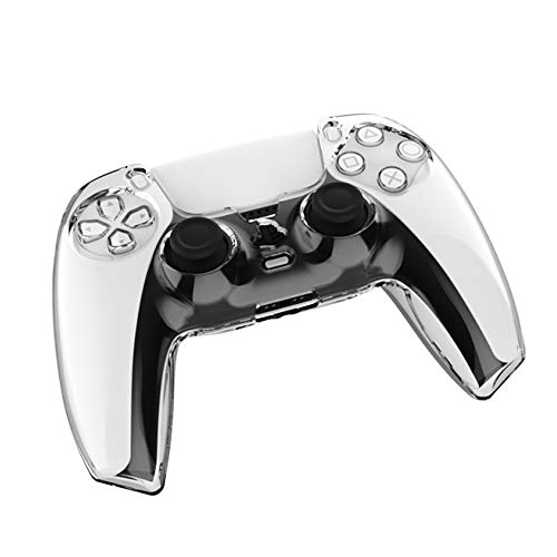NILSTOREY Controller Skin Compatible for Playstation PS5, Transparent Anti-Slip Silicone Protector Case Cover Skin for PS5 Controller (Transparent )