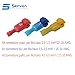 Senven® 130Pcs T-Tap Terminal Cable, T-Tap Empalme Rápido Kit, Grifo de Empalme...