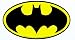 DC Comics Batman Logo Sticker autocollant, Officially Licensed Artwork Création, 2.85" x 5" - Long Lasting Sticker autocollant DECAL L'AUTOCOLLANT