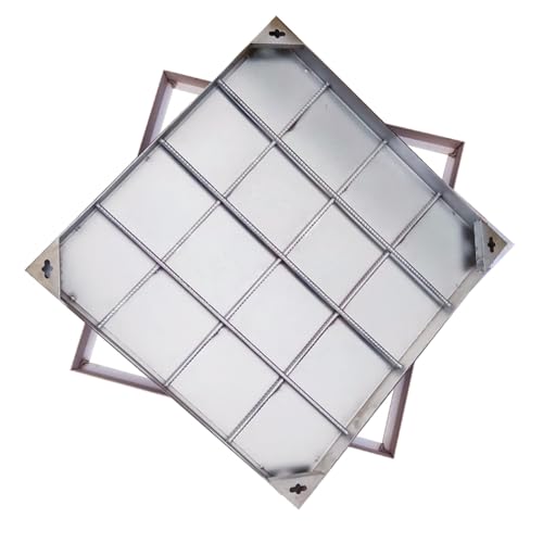 Couvercle de fosse septique en acier inoxydable 201 finition invisible 70