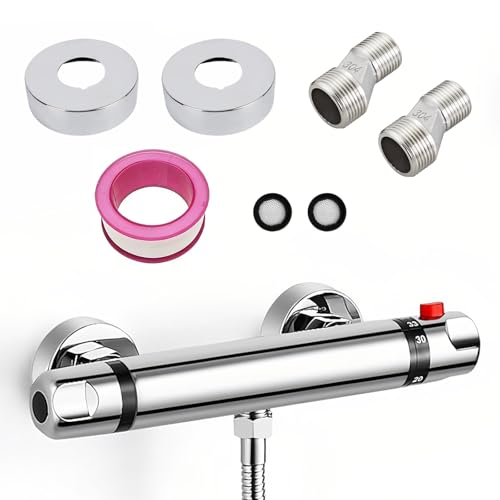 MFUSUL Grifo Ducha Termostato, Salida de Válvula G1/2 