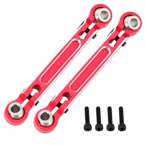 Liens de direction en alliage d'aluminium rouge pour Arrma Grom 1/14 et 1/18 ARA340208