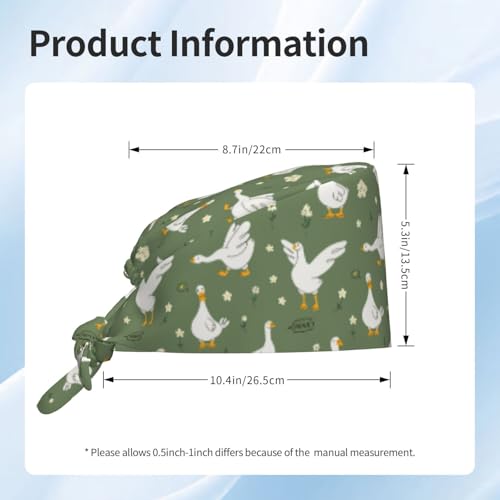 Image of Adjustable Working Cap Breathable Unisex Women Men Elastic Bandage Tie Back Hats Scrub Nursing Doctor Surgeon Cap