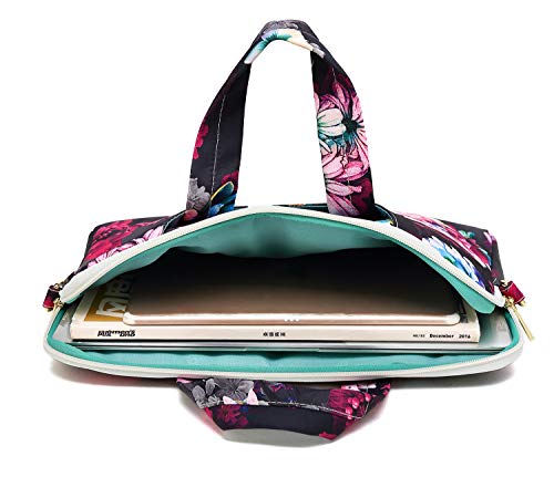 image for Canvaslove Color Lotus Water Resistant Light Weight Laptop Shoulder Me