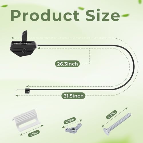Refined and 

Replacement Control Cable for Agri-Fab Spreaders and Compatible with MTD Craftsman Lawn Spreaders