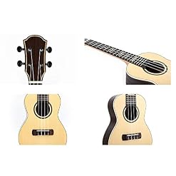 Ukulele Débutants Ukulele 23 Pouces Spruce Bois Uke Hawaii Enfants Petite Guitare avec Sac Gig for Enfants Adultes… – Image 4