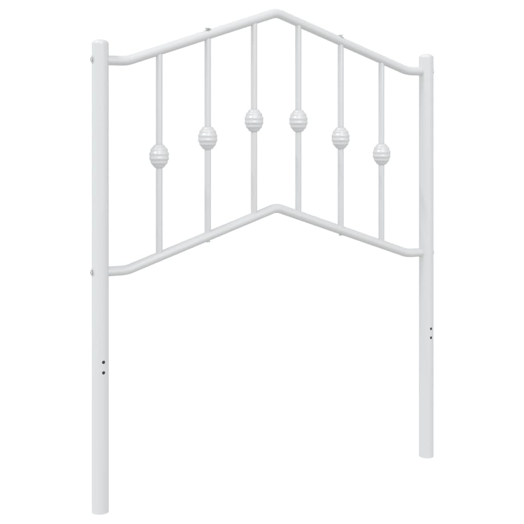 vidaXL Metal Replace Headboard White 75 cm — image 1