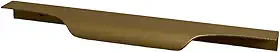 Puxador para moveis wave de alumínio para armário ropeiro gaveta porta cozinha (Ouro, 200mm)