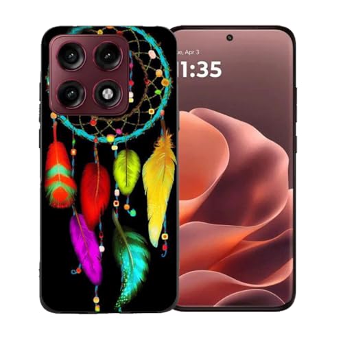 LCEHTOGYE �K�p Motorola Edge 70 Pro�p�P�[�X�A�K�p Motorola Edge 70 Pro (6,78")�ƌ݊����̂��钴���^�u���b�N�\�t�gTPU�V���R���Q���P�[�X�ی�J�o�[ - BST2