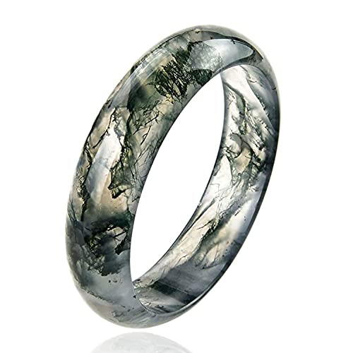 Bracelet jonc agate d'eau naturelle femme 58 mm classique chinois - 3