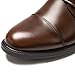 Holy dove Mens Oxford Leather Dress Boots Cap Toe Side Zip Fashion Mid Top Chukka Ankle Boots for Men Size 7