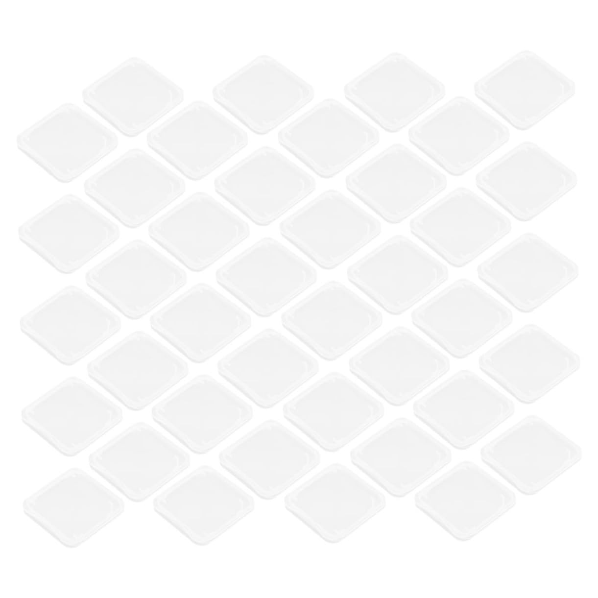 POPETPOP 50pcs Compact Memory Card Storage Box Lightweight Portable for Camera Computer Cards Strong Protection with Sleek Design for Travel Daily Use