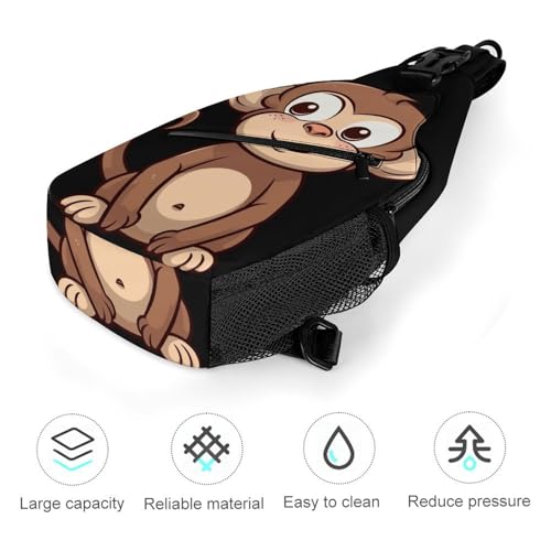 Bolso cruzado deportivo casual para mujer y hombre miniatura 5
