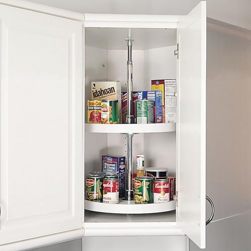 Image of Rev-A-Shelf 20 inch Full-Circle Dual Tier Lazy Susan for Corner Wall Cabinets