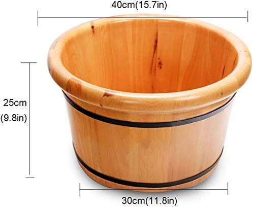 Tina de Madera para Spa de Pies con Masaje y Tapa miniatura 2
