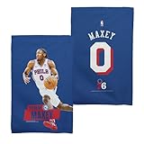 Northwest Philadelphia 76ers Tyrese Maxey NBA 2 Pack Fan Towel 16x25 inches