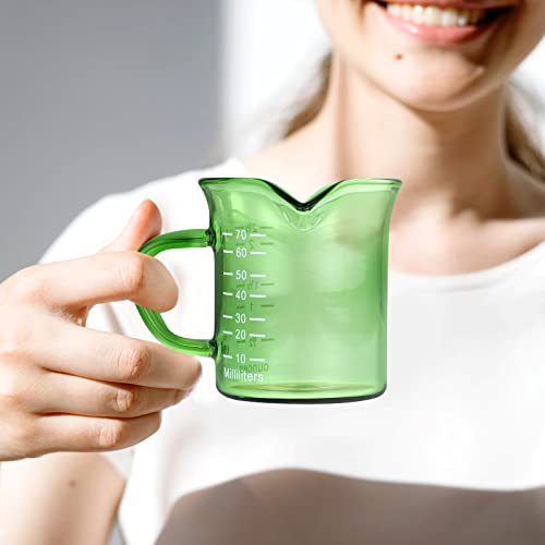 Vaso medidor de vidrio borosilicato 2.48x2.36x2.36 in miniatura 2