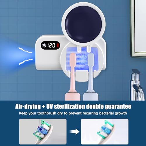 Taishan Uv Sanitizer Toothbrush Case,Portable Mini Toothbrush Holder With Fan Drying Function,Kills 99.9% Of Germs,Fits All Toothbrushes For Electric And Manual,Safety Feature For Home And Travel thumb #4