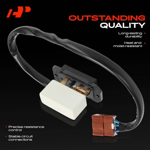 Image of A-Premium Front HVAC Blower Motor Resistor Compatible with Honda Accord 1990-1993 - with Wire Harness Kit, Replace# 1468106262, 79330SM4003