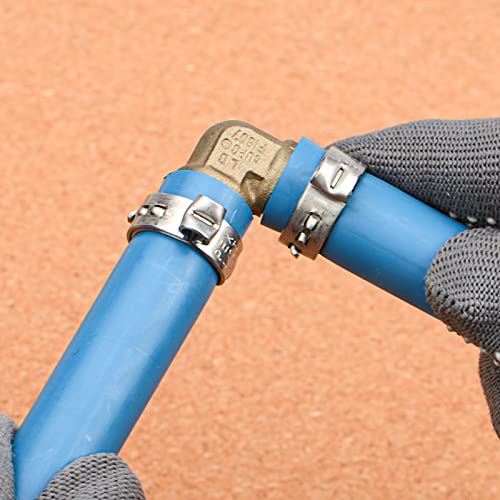 Morsetti Tubazioni PEX 100 Morsetti In Acciaio Inox 1/2" Per Tubi PEX - Anelli Pinch Certificati ASTM NSF, Ideali Per Idraulica Morsetti Senza Marca - Foto 4