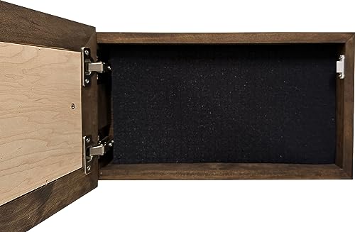 Bellewood Designs Bear in the Woods Hidden Gun Safe - Handcrafted Gun Concealment Decor - Hidden Gun Shelf with Magnetic Lock for Quick Access - Hidden Wall Safe for Secure Storage - Made in USA thumbnail 6